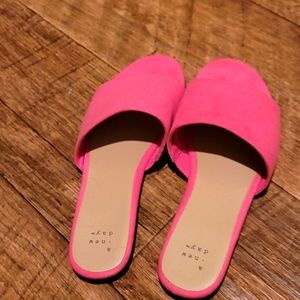 Pink sandals
